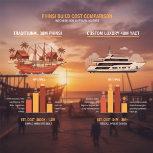 How Much Does It Cost to Build a Custom Phinisi Yacht? (2024 Breakdown)