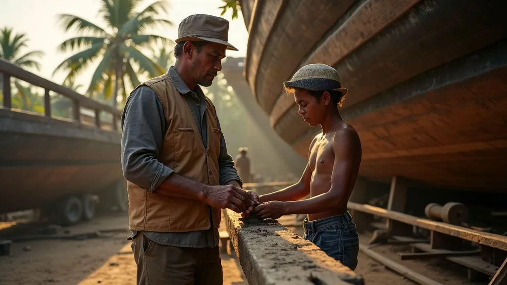 Read more about the article Labour Structure in a Phinisi Yard: Master, Crews and Day Hands